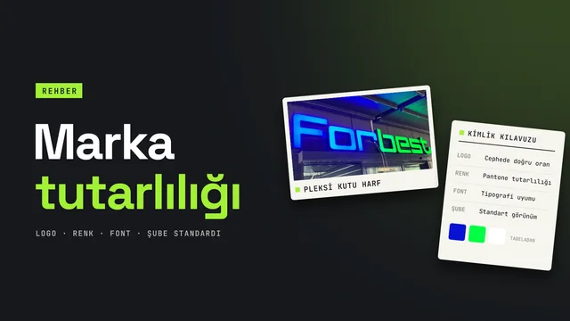 Kurumsal kimlik ve tabela uyumu