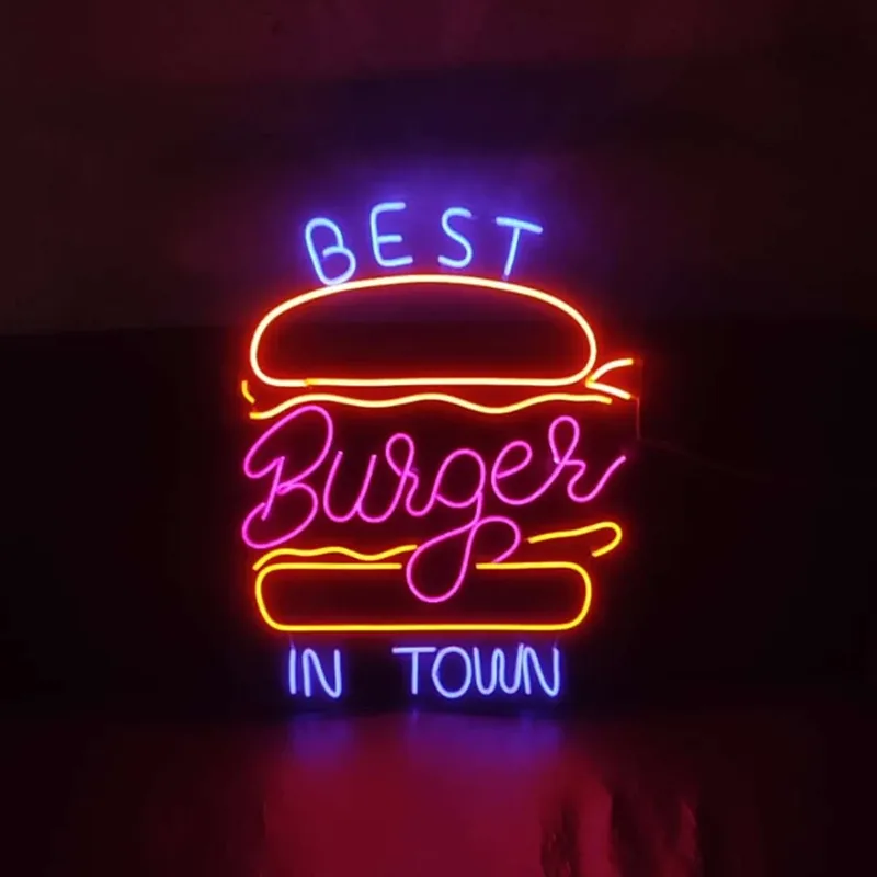 Restoran tabelası: Çok renkli LED neon