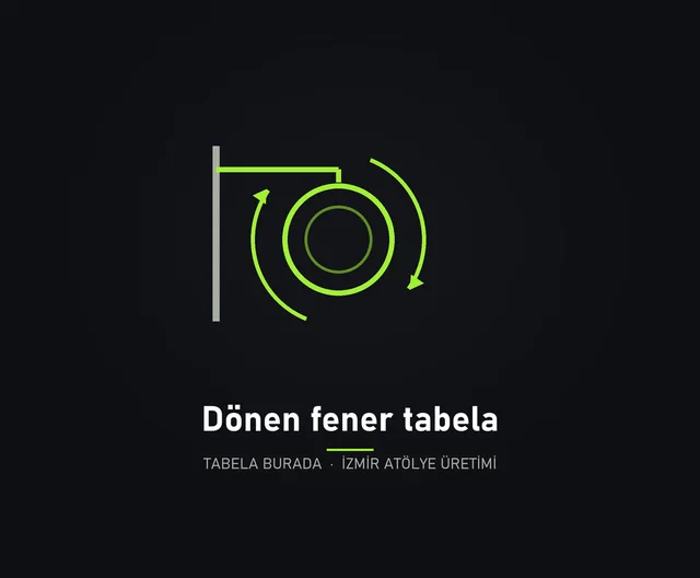 Dönen fener tabela temsili görseli